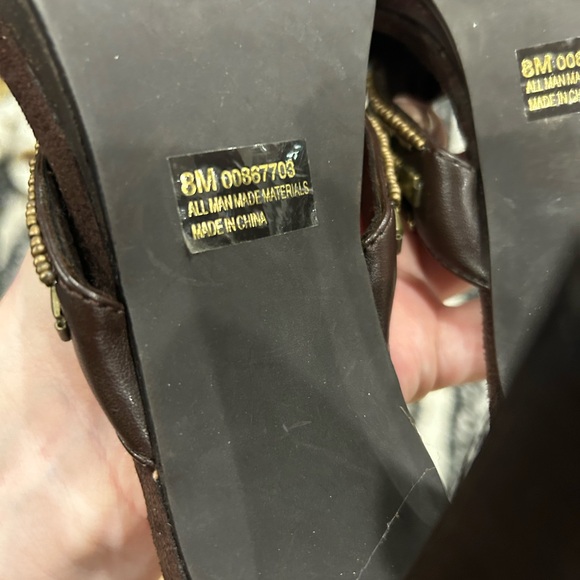 Nomi Dark Brown Beaded Heels - Picture 3 of 6